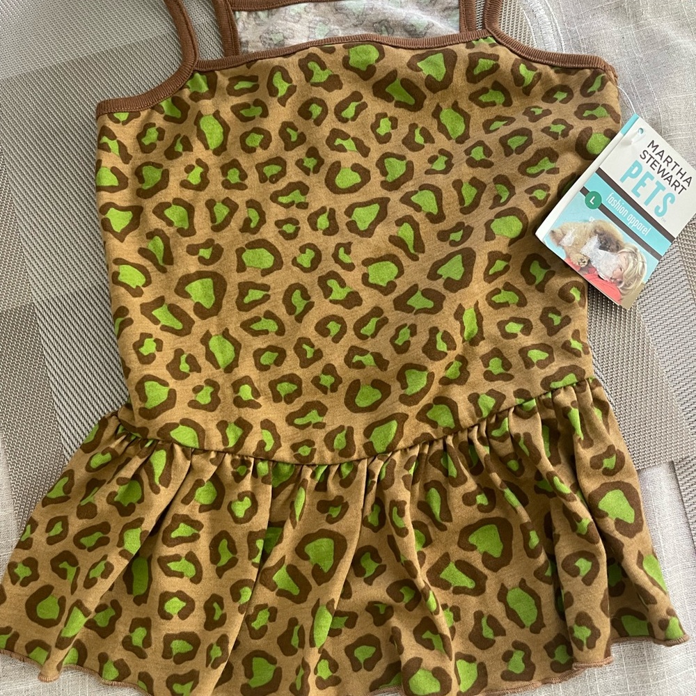 Martha Stewart Leopard Pet Dress